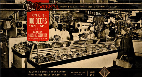 網站建設之復古風設計賞析